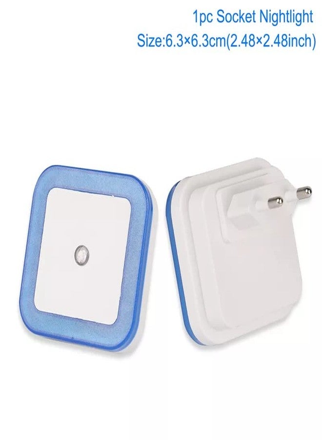 Revwd Night Lamp Sensor Led Light with Plug Type, 0.5w Plug in Automatic Smart Sensor, Night Lamp for Bedroom Gift Office Living Room Pack of 1 (Night Lamp - Blue) - Image 3